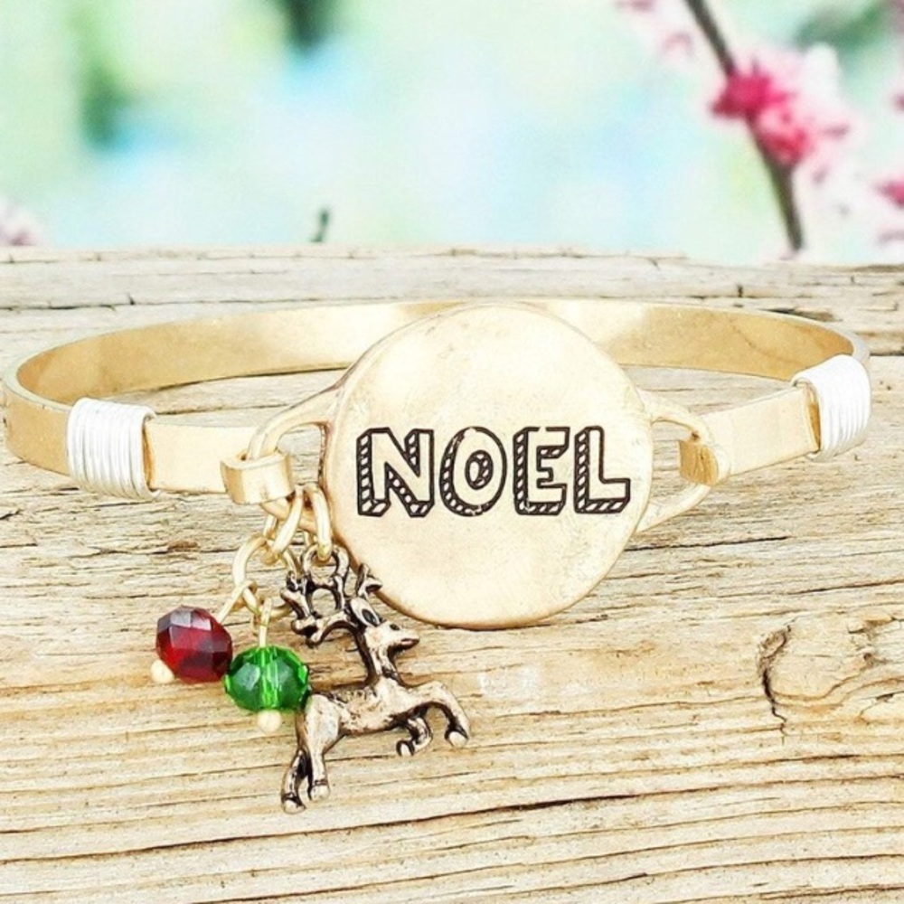 3/$25 Noel Christmas Goldtone Bracelet